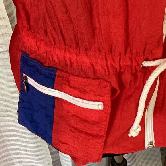 Vintage Duffel Sportswear Retro Zip Windbreaker Jacket Women’s Medium - Picture 7 of 9